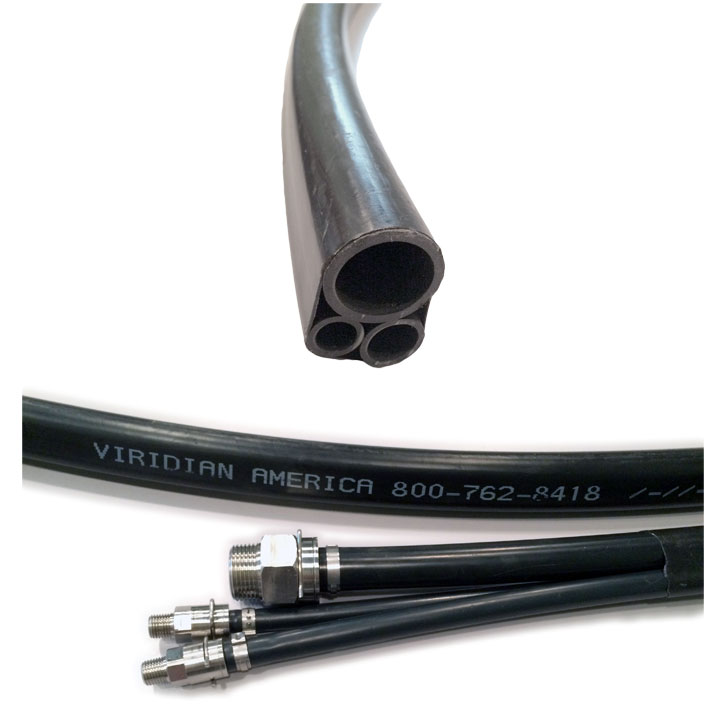 Pneumatic Pump Tri-Tube Tubing Bundle